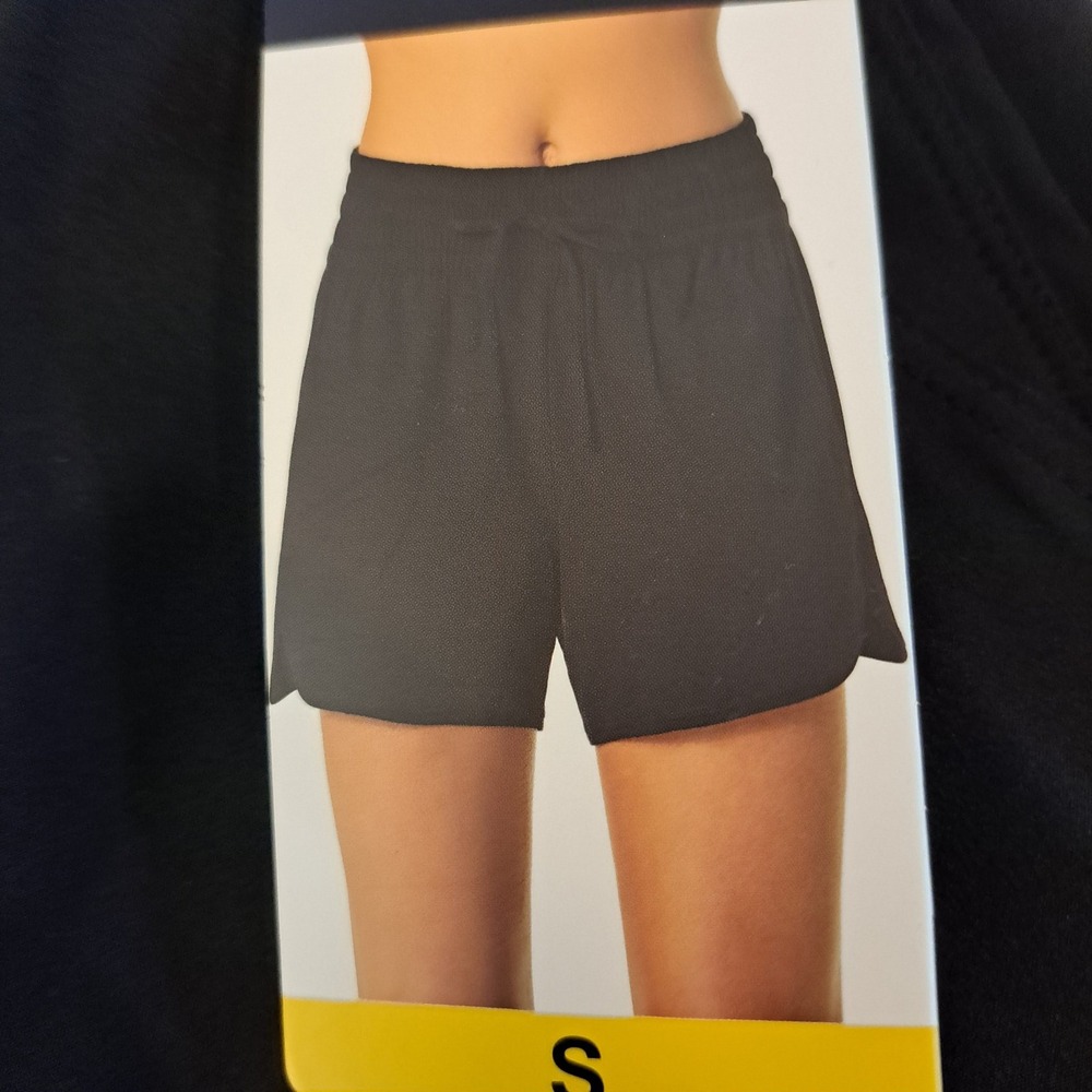 Lands End Womens Shorts S Black NWT  Active Liner UPF 50 1717-182
